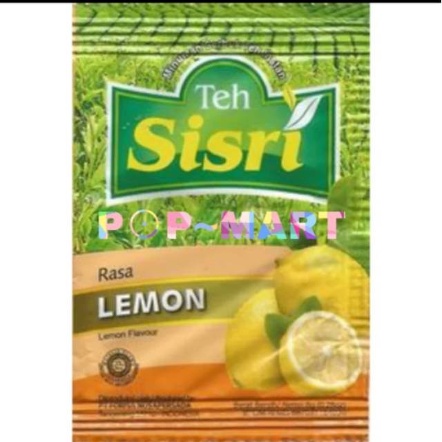 

Teh Sisri rasa Lemon 1renteng isi 10pcs