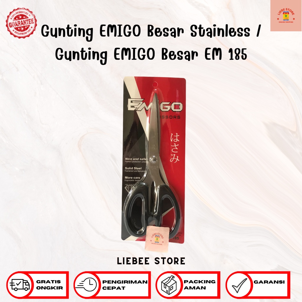 

Gunting EMIGO Besar Stainless / Gunting EMIGO Besar EM 185