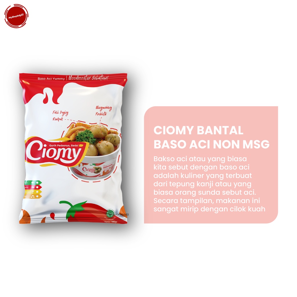 Ciomy Bantal Baso Aci Non MSG