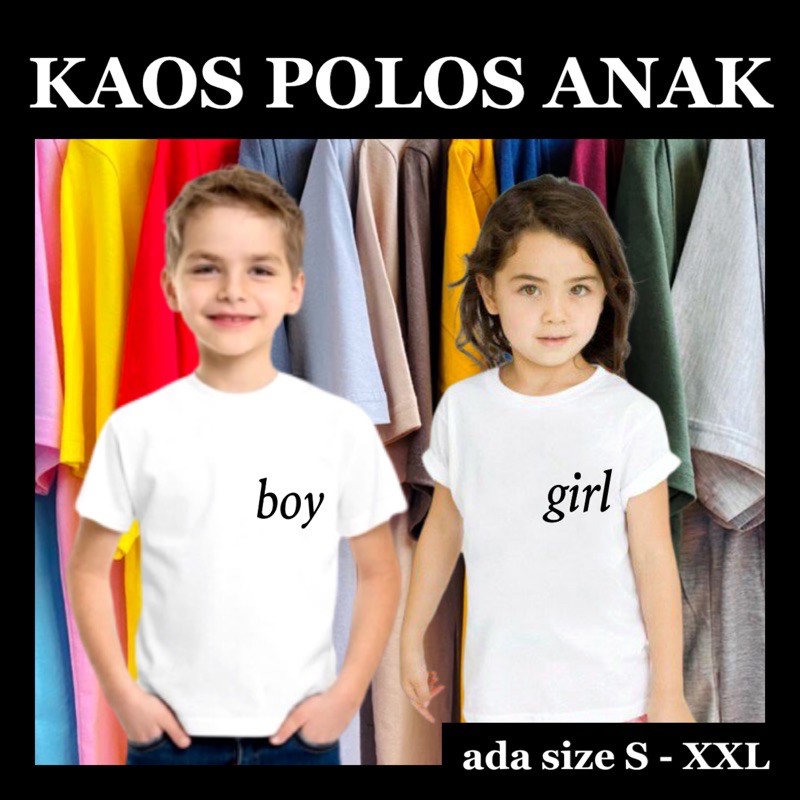 KAOS ANAK COTTON COMBED 30S KID BASIC TEE PASTEL LILAC POLOS OBLONG ADEM KATUN LEMBUT MURAH GROSIR