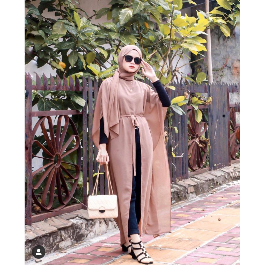 AW - PROMO !!! CHICI MAXI DRESS OUTER FREE HIJAB-2