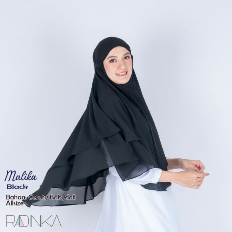 PROMO HABIS KAN STOK DIJUAL MURAH Kerudung Khimar Syari Tali tanpa Pad 2 layer babydoll