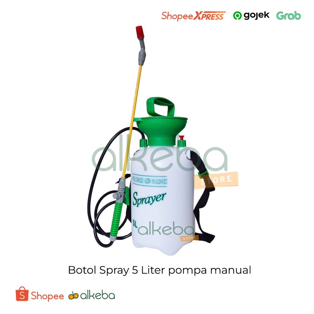 Botol Spray 5 Liter pompa / Jet Sprayer Semprot Manual desinfektan