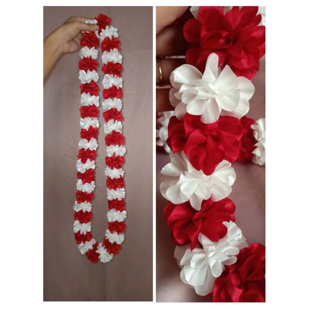 kalung satgas merah putih indonesia/bahan kain