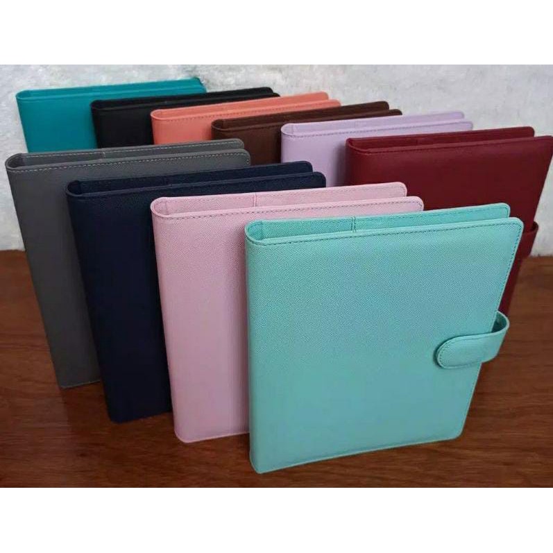 

BINDER MURAH- BINDER POLOS KULIT JERUK 12 WARNA PILIHAN A5/20RING, B5/26RING / BINDER POLOS MURAH/PACKING PAKE BABEL