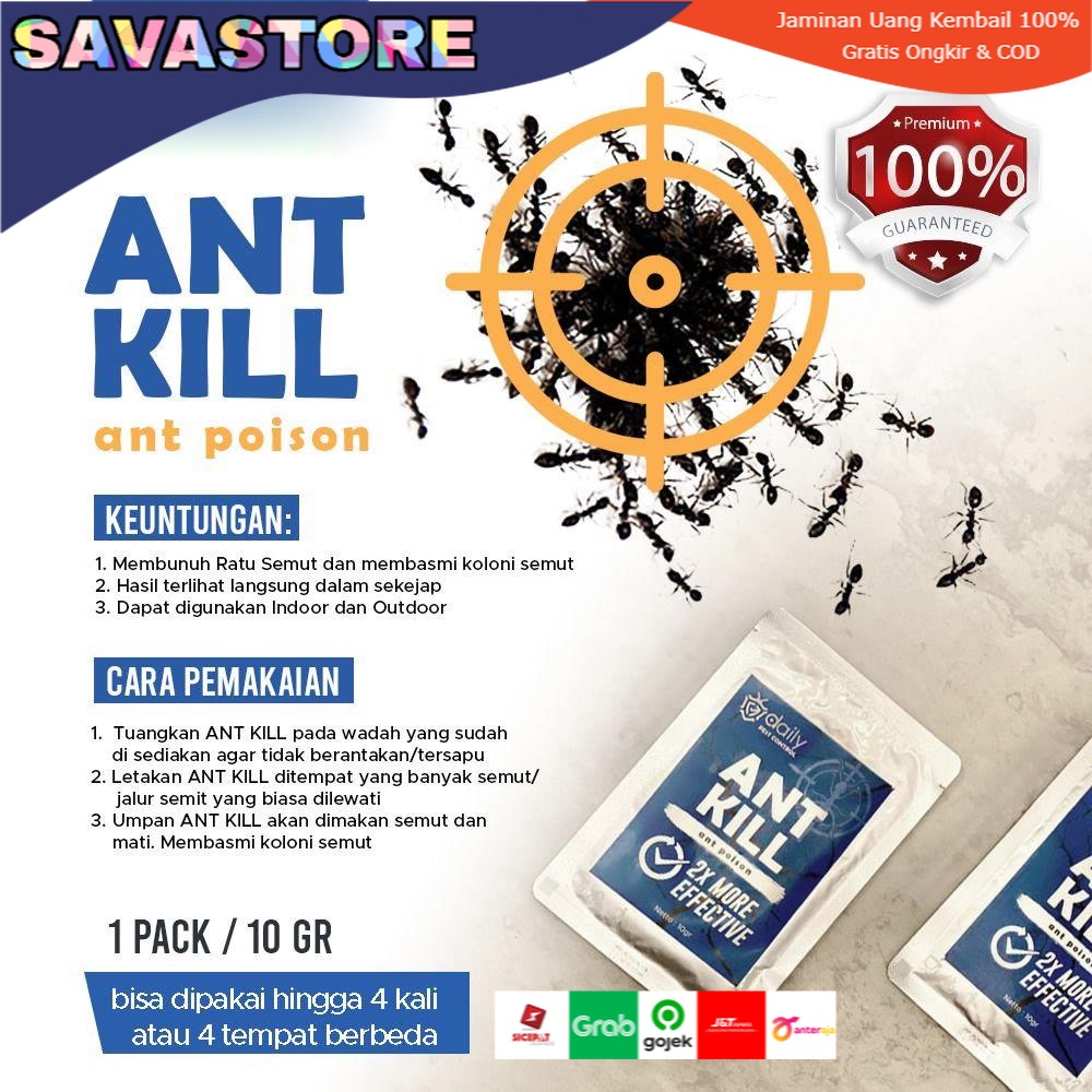 DAILY ANT KILL - RACUN SEMUT AMPUH MEMBASMI KOLONI SEMUT DAN RATU SEMUT