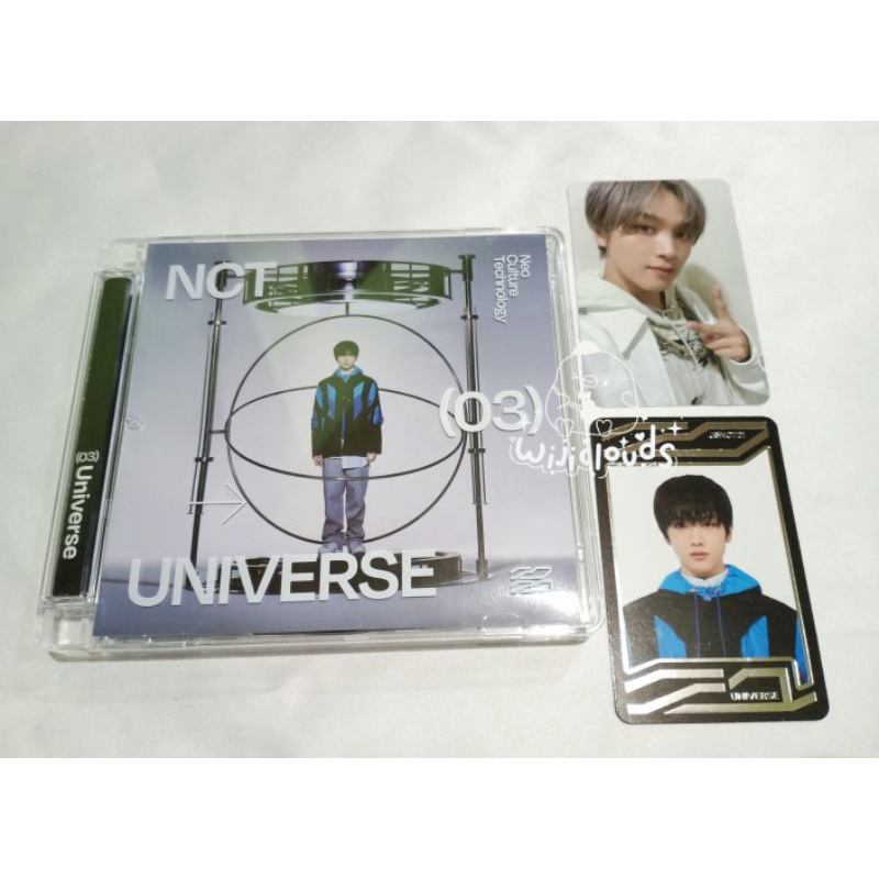 ALBUM JEWEL CASE UNIVERSE JISUNG UC JISUNG PHOTOCARD HAECHAN