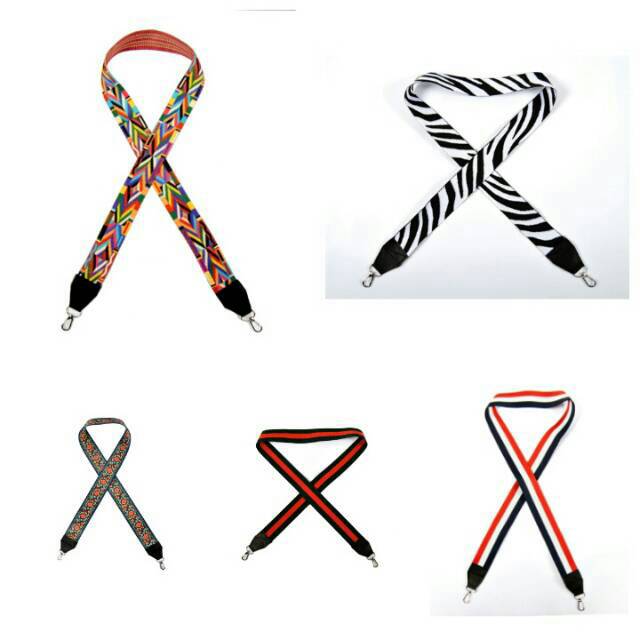 Strap Motif - Strap Bag - Tali Strapbag import I Tali Tas Strap Korean Simple I Tali Tas Slingbag