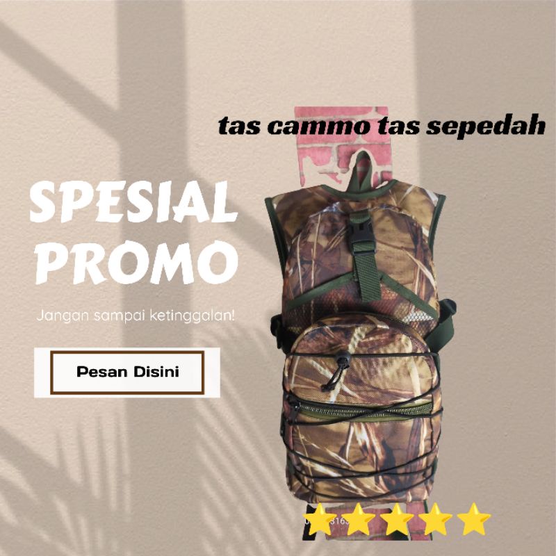 TAS CAMMO TAS PUNGGUNG TAS SEPEDAH