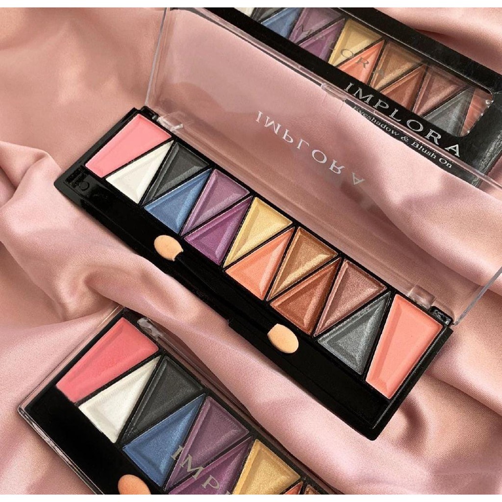 Implora Eyeshadow Pallete + Blush On