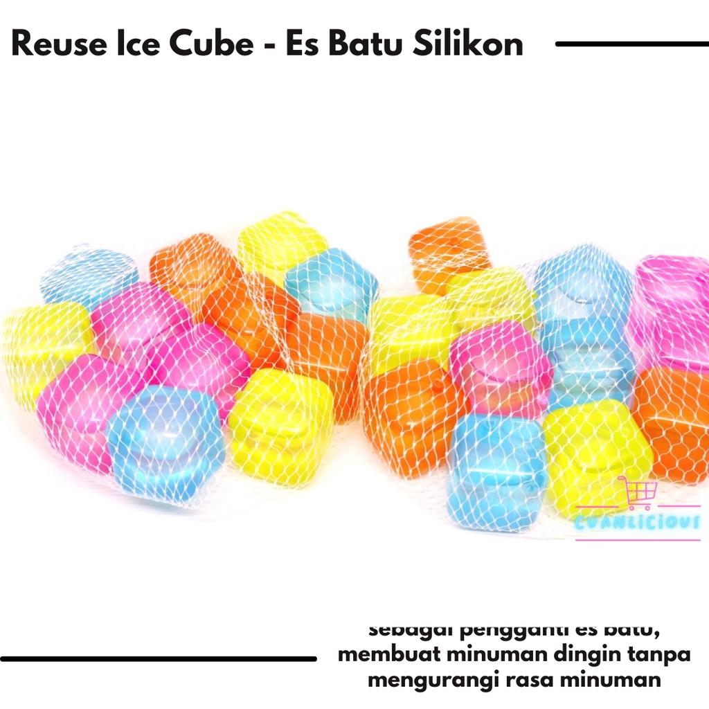 Es Batu Silicon / Es Batu Plastik / Reuse Ice Cube