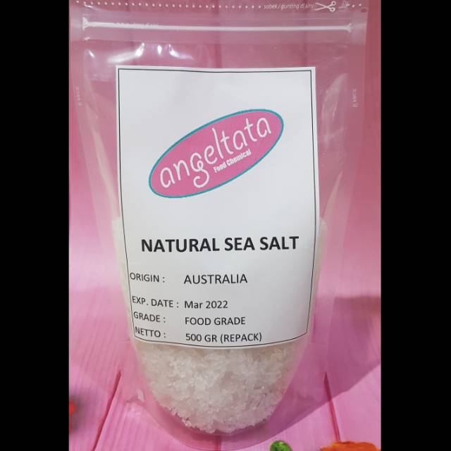 

500gr Rock Salt - Garam Laut Alami Kasar - Natural Sea Salt