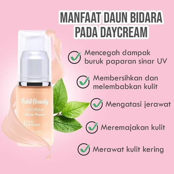 

DAY CREAM GLOW PEACH BRIGHTENING ORI BY FABIL