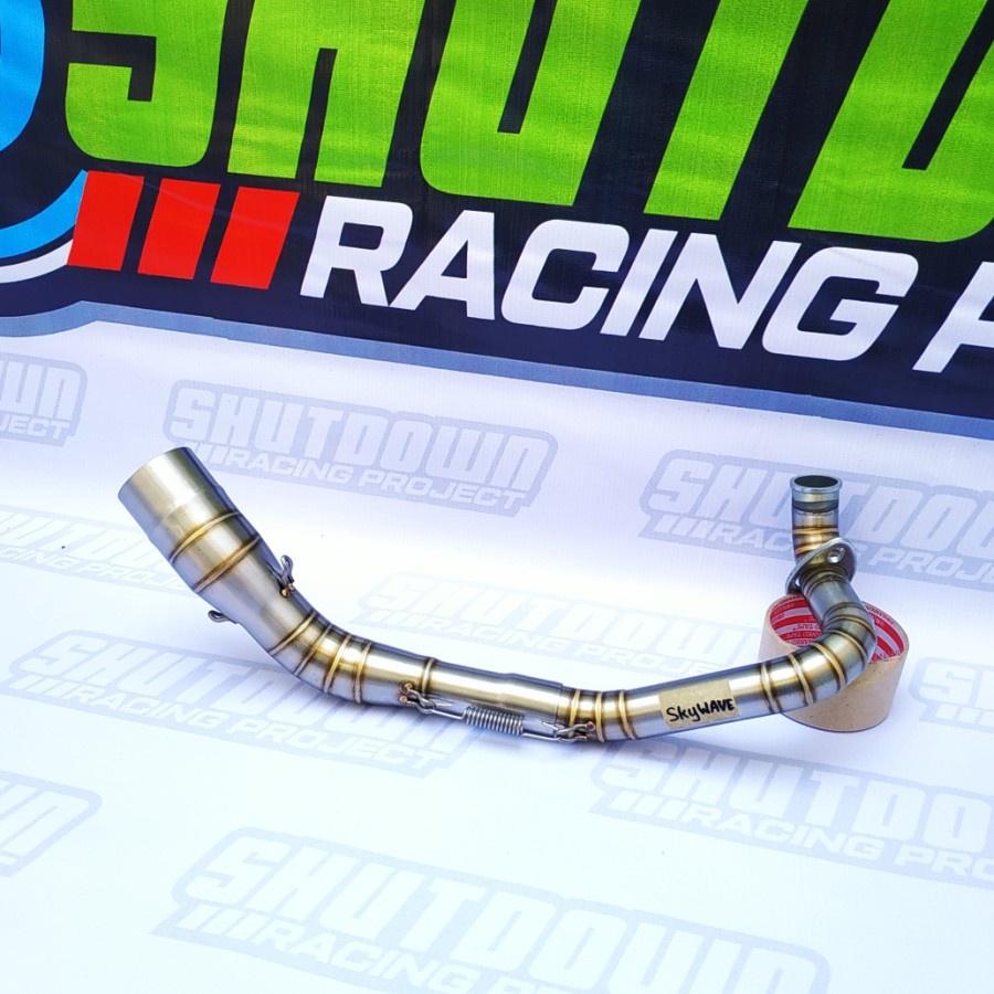 Pipa Leher Knalpot Racing Suzuki Skywave SEMI STAINLESS