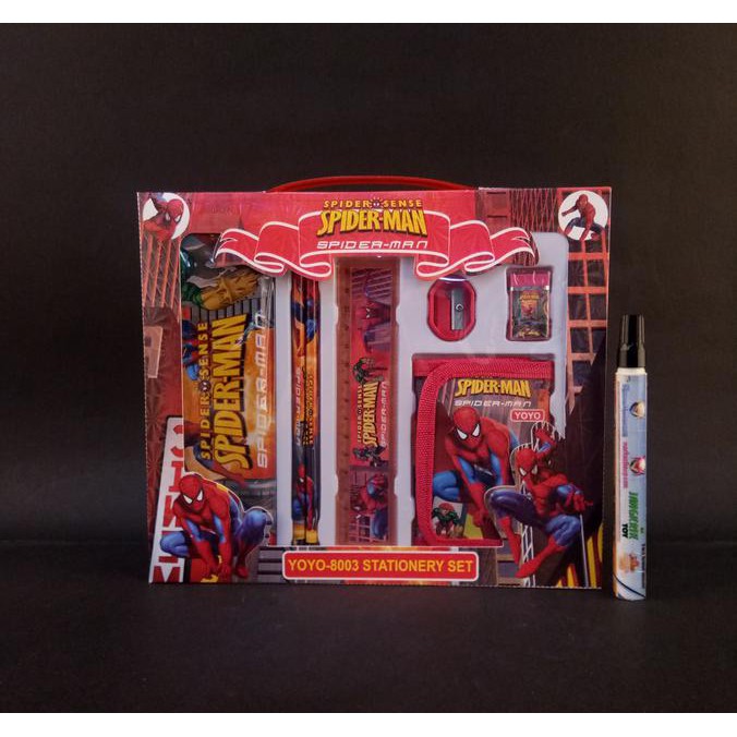 

Top!! Alat Tulis Sekolah Stationery Gambar Karakter Spiderman Yoyo 8003