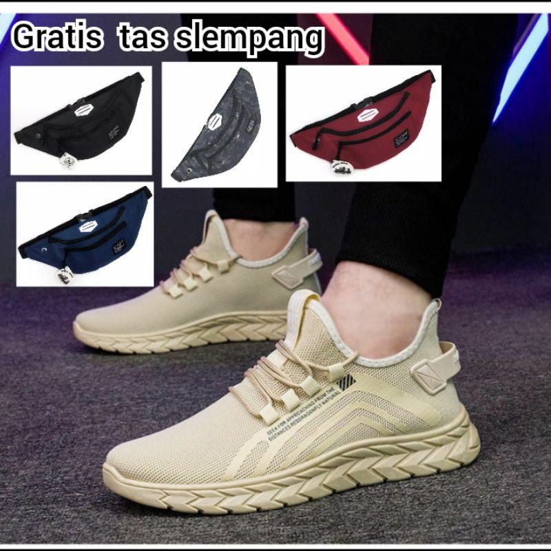 branded clothes Sepatu  running pria slip  on impor sepatu  