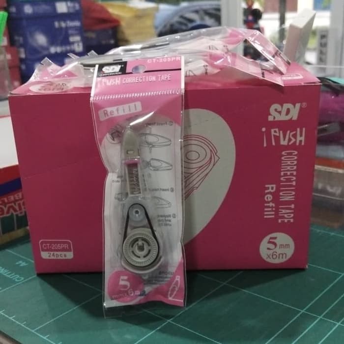

Tipex Kenko - Refill Tipex Tombow - Correction Tape Refill Correction Tape Sdi I-Push Ct-205R Produk