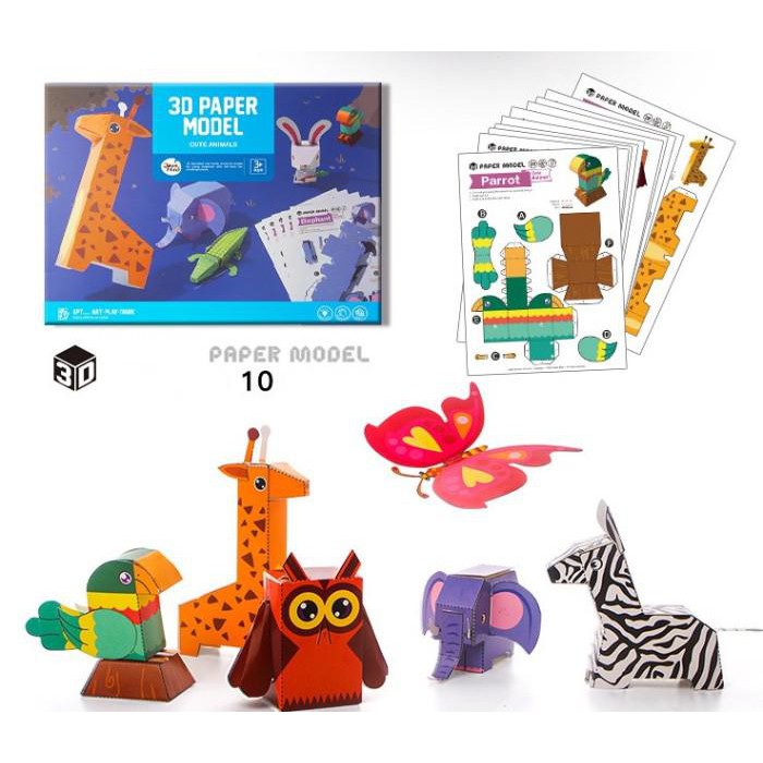 

Riyan | Cute Animals, Jual Mainan Kertas Lipat 3D, Jual Paper Craft Joan Miro
