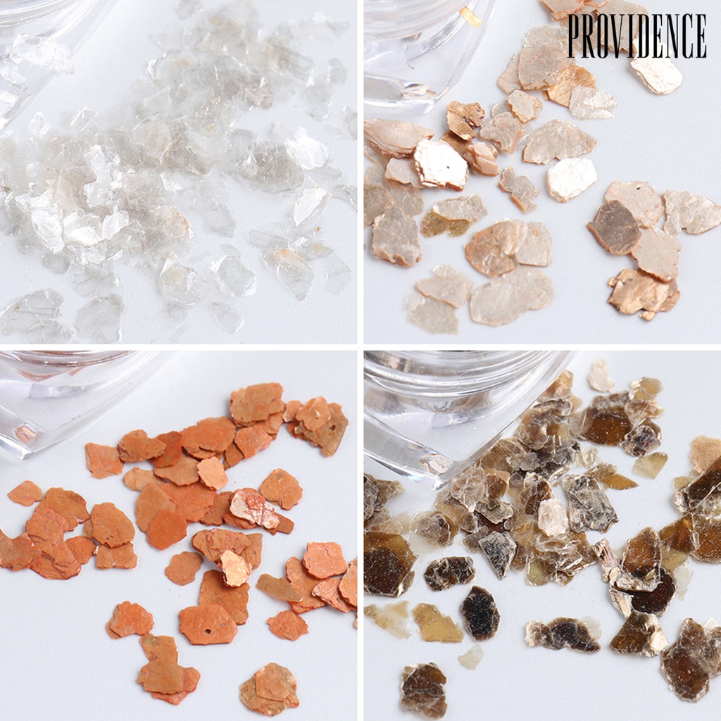 Providence 1Box Manicure Glitter Thin Convenient Artificial Stone Nail Art Shell Sequins for Photography