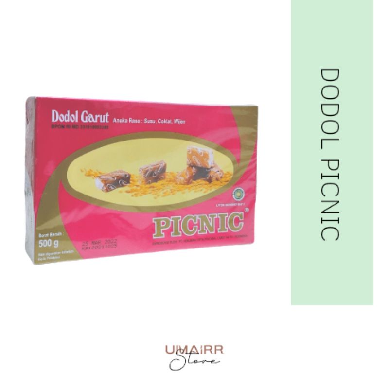 

DODOL GARUT PICNIC 500GR / OLEH-OLEH KHAS GARUT