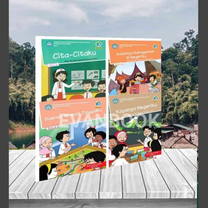 

❤BISA COD❤ BUKU TEMATIK UNTUK SD KELAS 4 SEMESTER 2 KURIKULUM 2013 1 Paket isi 4