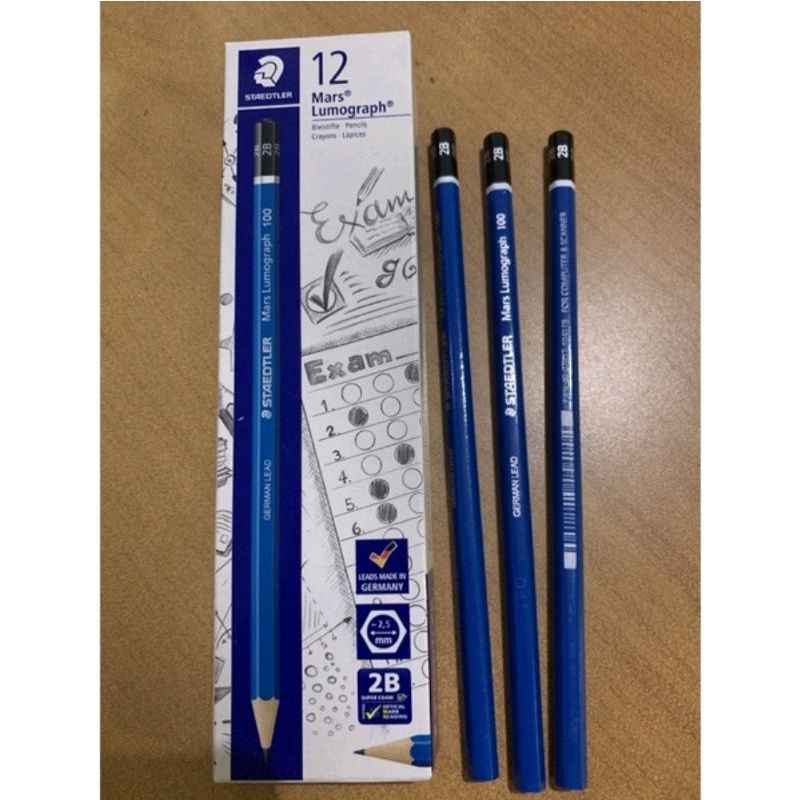 

12pcs pensil 2B staedler ujian komputer