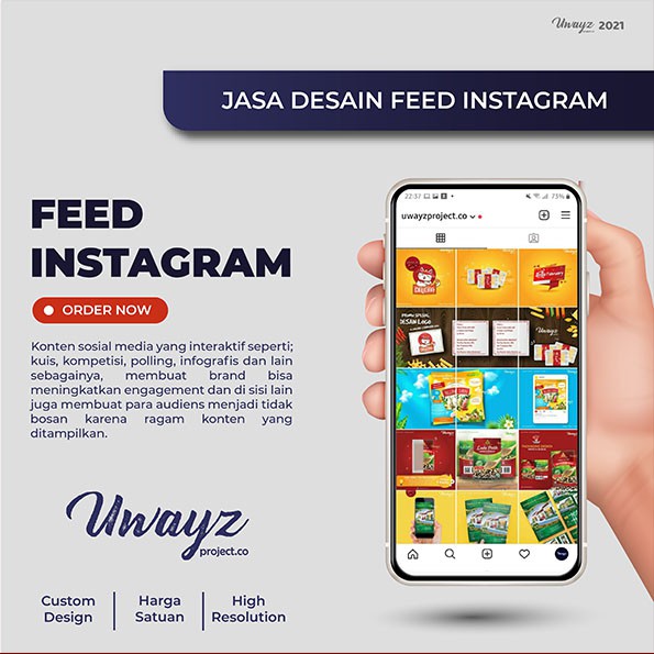 Jual Jasa Desain Feed Instagram Post Social Media Olshop Murah Custom 