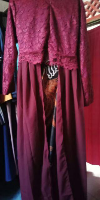 Zola_batik Batik Couple Brokat Rnb Couple Set Brokat 2733