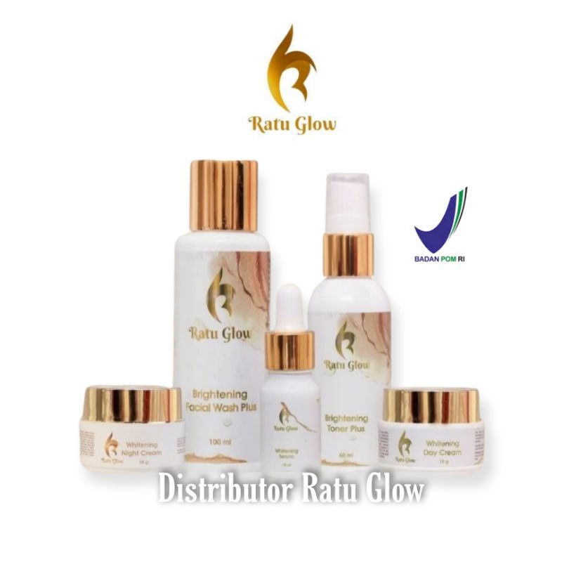 PROMO Ratu Glow Skincare BPOM Paket Brightening Ratu Glow Acne Series Paket Perawatan Kulit Kecantik