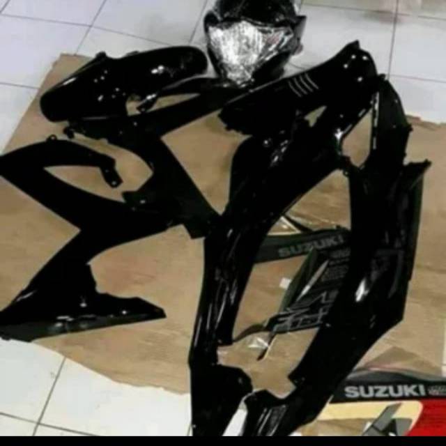 Full set Body halus satria Fu facelift hitam