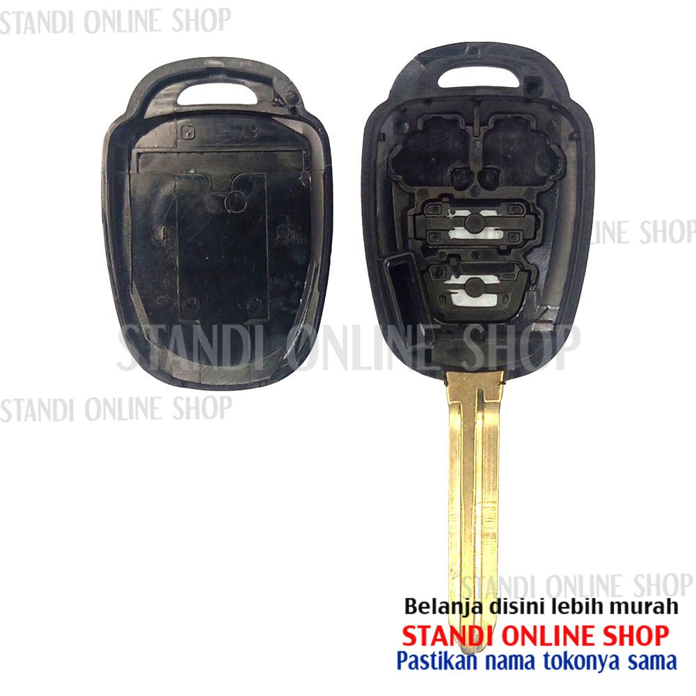 Cassing Remote Rumah Kunci Key Shell Toyota All New Sienta Tipe G