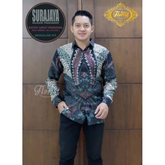 KEMEJA BATIK SOGAN SURAJAYA BATIK PRIA
