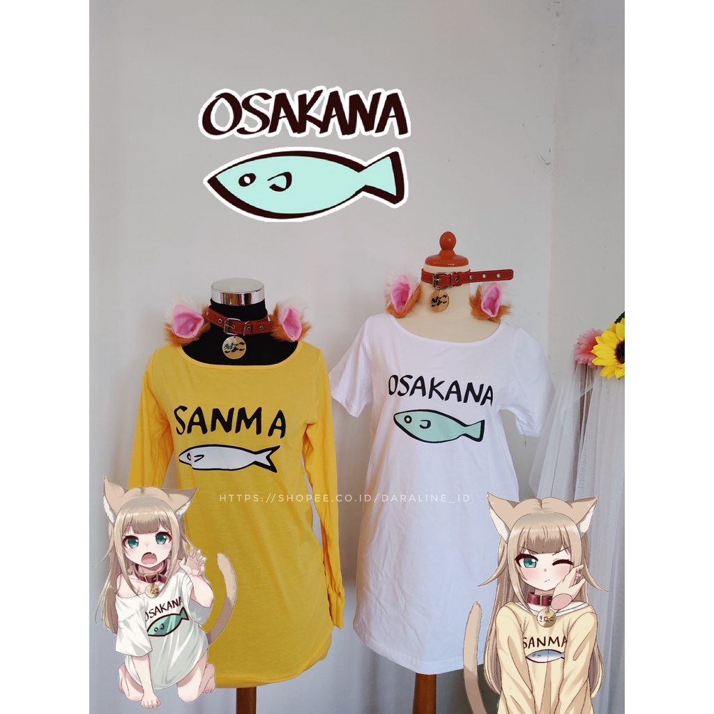 KOSTUM COSPLAY OSAKANA NEKO SANMA KINAKO