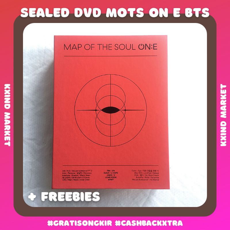 [ SEALED ] DVD map of the soul on e bts / DVD mots on e / album BTS / tear answer persona / Jungkook