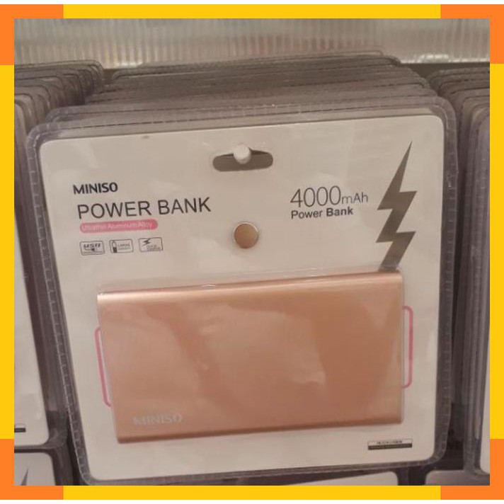 Power Bank Miniso 4000 mAH | Power Bank Murah