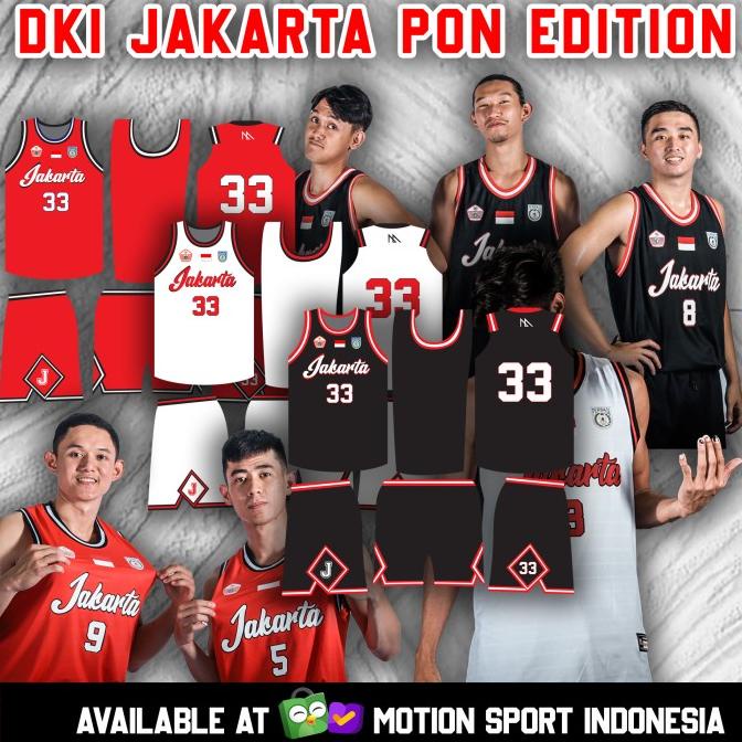Jersey Basket Msi - Dki Jakarta Pon Papua 2020 ( Baca Deskripsi ) Terlaris