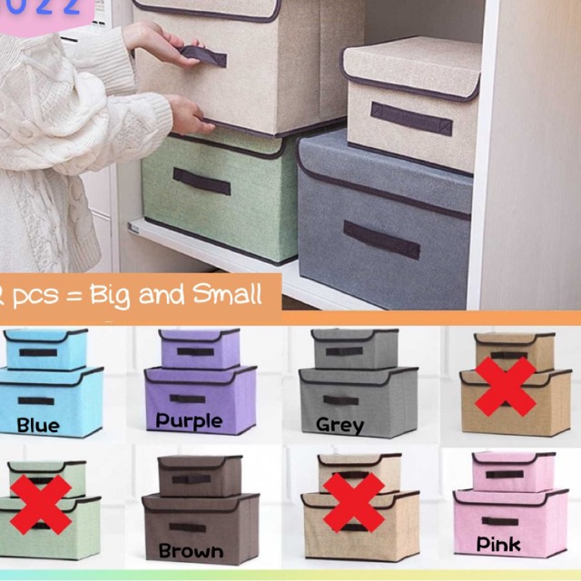 Storage Organizer 2 In 1 Multifungsi Box Penyimpanan Container Box Velcro