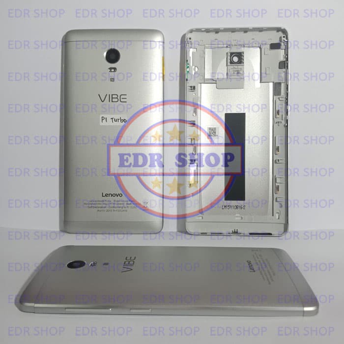Casing Lenovo Vibe P1 Turbo P1a42 Backdoor Kesing Cover Belakang Grey