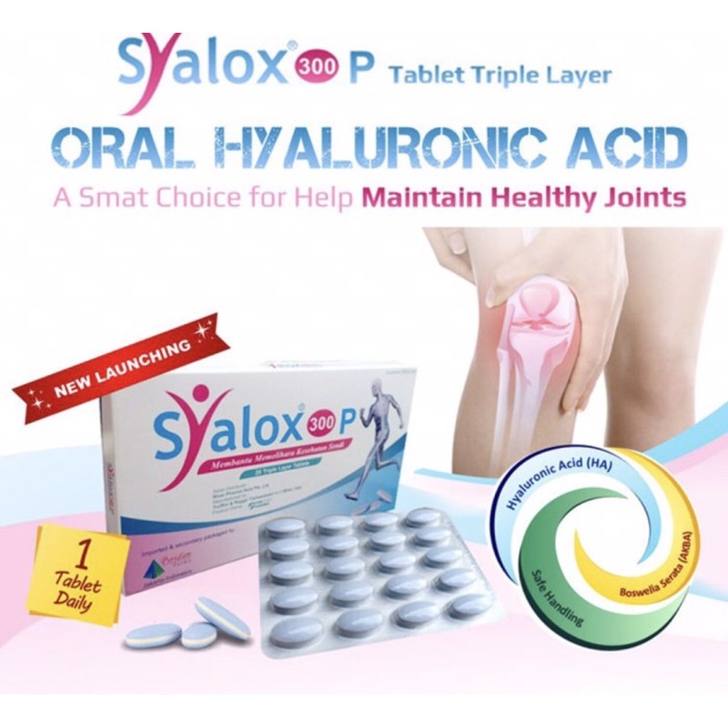 Syalox 300 P box 20 tablet ( memelihara kesehatan sendi )