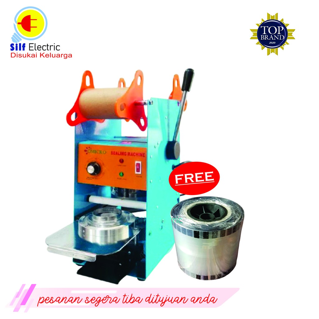 mesin Cup Sealer C35 omicko Mesin Press Gelas Plastik uk10 12 14 16 oz + paket plastik sealer