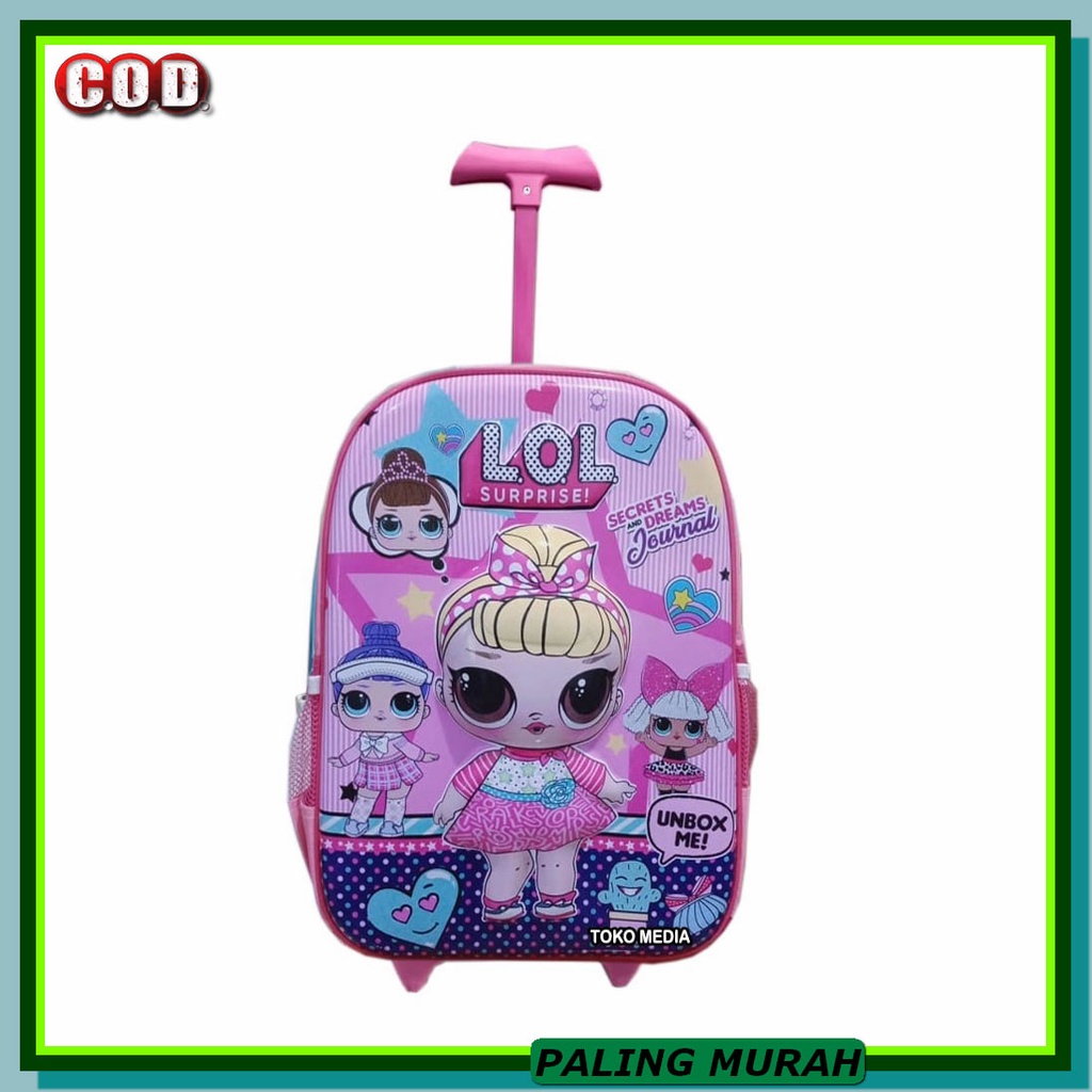 Promo Orthopedic Bag Big Ransel Anak Tas Sekolah Anak Perempuan L YS258 Tas Troli / Trolley Anak S