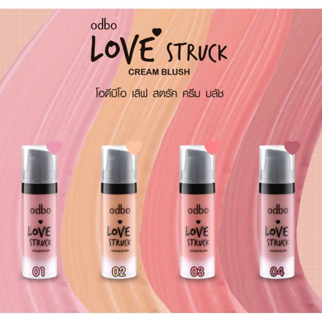 ODBO Love Struck Cream Blush #OD127 Thailand / Blush On / Blushon