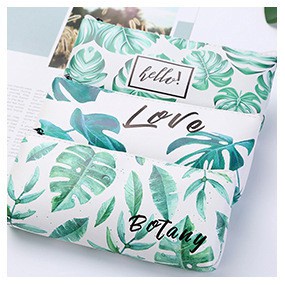 

TKB Tempat pensil motif / Tempat pensil botany green bahan leather