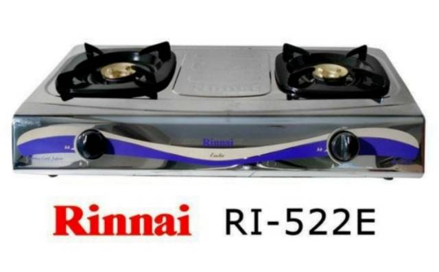 [ Rinnai ] Kompor Rinnai 522E + Selang paket Quantum 032 QRL