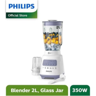 Philips Blender Gelas Kaca Beling 2L HR2222 HR 2222 2 Liter 350W