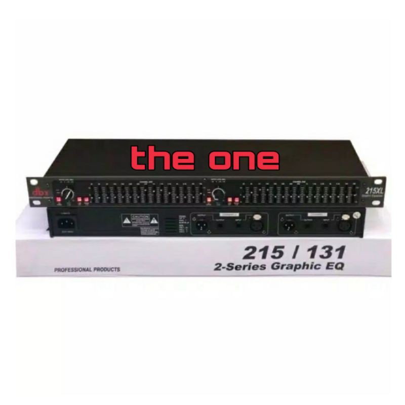 dbx 215 equalizer ekualiser