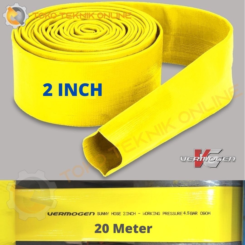 Selang Pompa Alkon 2 Inch - 20 Meter - Sunny Hose - Vermogen