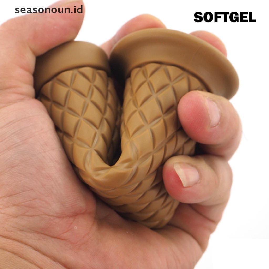 【seasonoun】 1pair Retro Motorbike Grips Handle Bar 7/8&quot; 22mm for Harley Motorcycle Accessory .