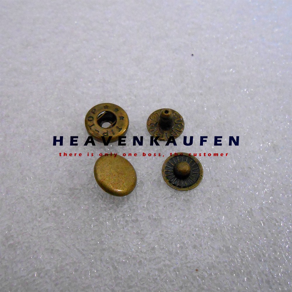 Kancing Jepret - Snap Button ATG Bakar 12 mm Murah