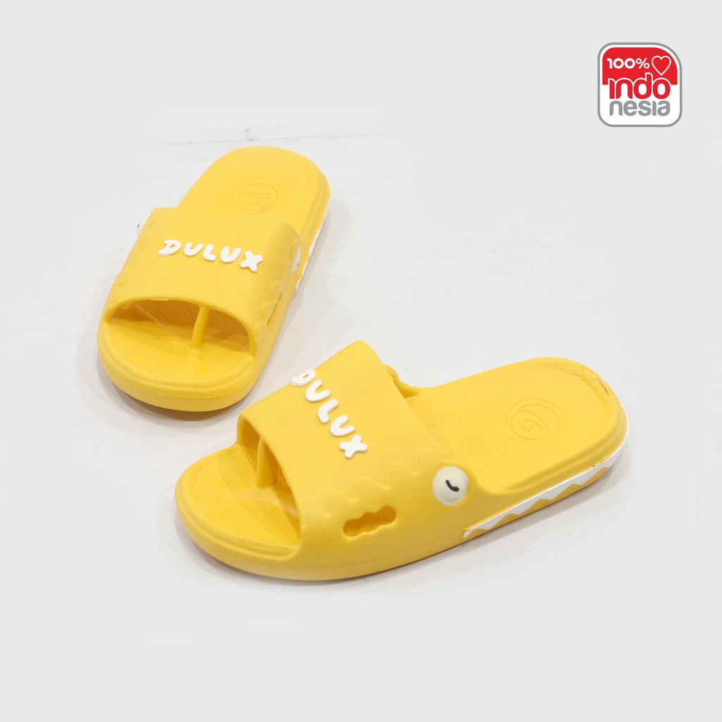 SANDAL ANAK SLOP 24-29 UNISEX RANDOM - SANDAL WARNA POLOS